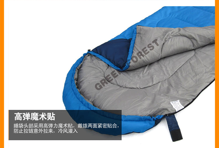 Túi ngủ ngoài trời cotton cắm trại văn phòng nghỉ trưa ăn ngủ túi du lịch cặp vợ chồng túi ngủ lều ngủ túi ánh sáng màu xanh lá cây túi ngủ rừng - Túi ngủ túi ngủ cho bé mùa hè