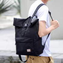 Tide brand backpack mens simple large capacity travel backpack leisure Japanese junior high school students High School schoolbag