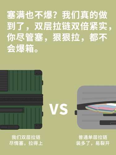 Багажная тележка, мужской универсальный вместительный и большой чемодан, 24 дюймов