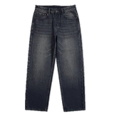 Ретро летние джинсы, штаны для отдыха, в американском стиле, свободный прямой крой, оверсайз