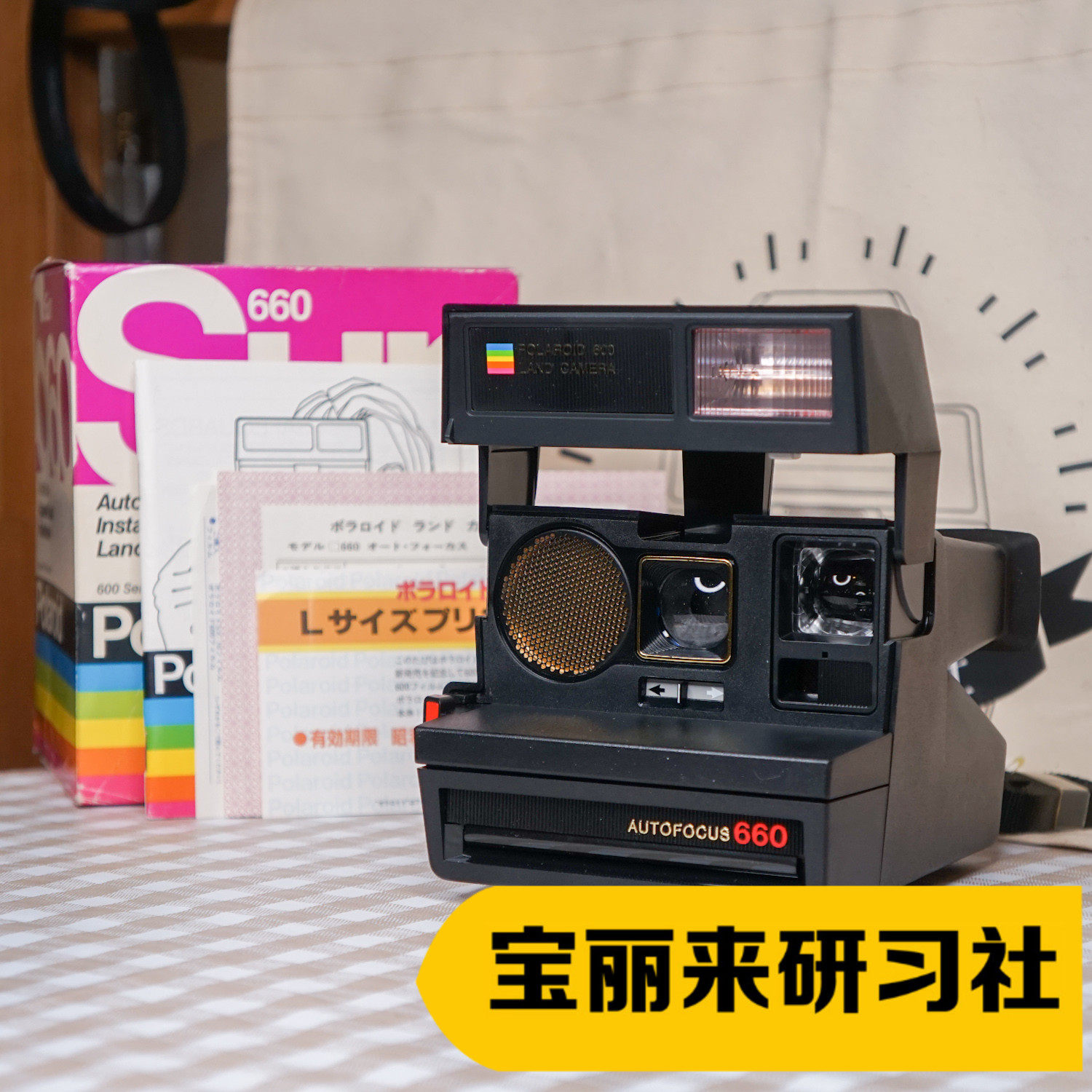 Polaroid Camera 600 Series Sun 660 Automatic Focus Utility Spot