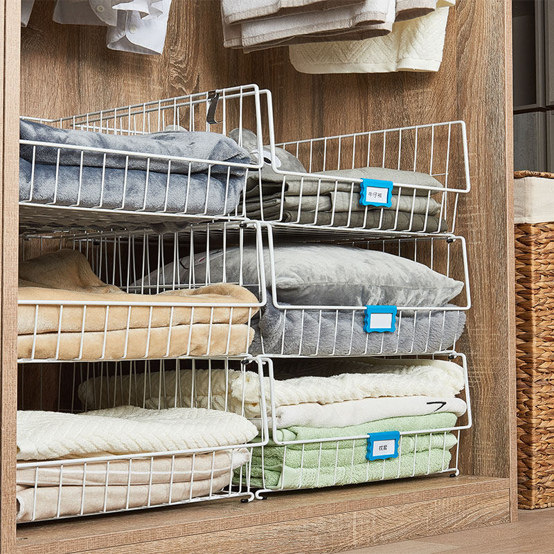 Storage Baskets For Wardrobe Shelves Wardobe Pedia