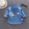 Aircraft bear denim shirt