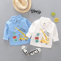 2019 boys shirt long sleeve spring and autumn childrens clothing new baby plaid coat childrens shirt thin autumn