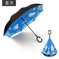 Ручное голубое небо и белое облако 【Инспекция в течение одного года】