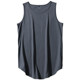 American cotton solid color vest men and women summer vest bottoming sweatshirt loose sports fitness simple sleeveless t-shirt