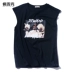 Mùa hè siêu lửa vest tay áo vest nam sinh viên xu hướng bf Harajuku thanh niên không tay áo cotton - Áo vest cotton Áo vest cotton