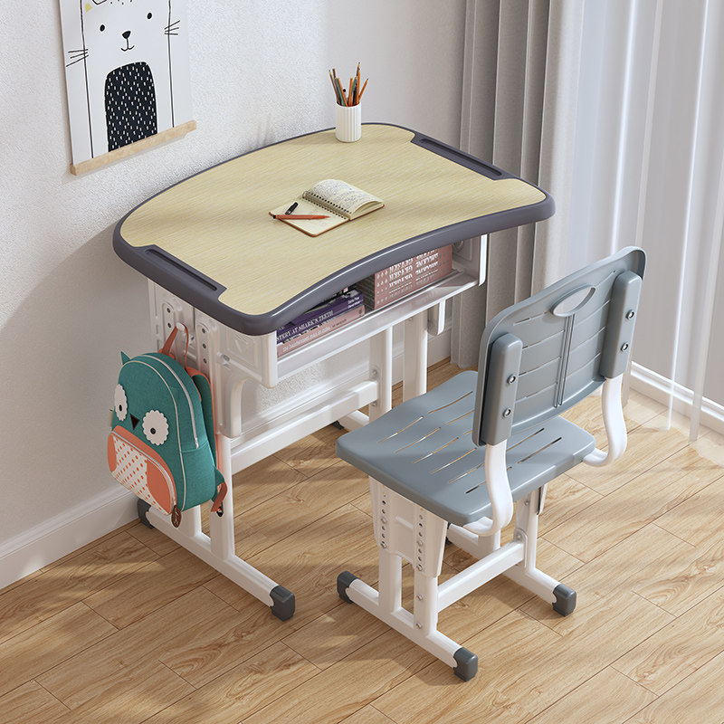 Children's learning desk can be lifted writing desk primary school students home desk chair boys girls children's desk chair set