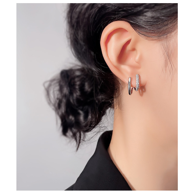 Ear clip 2021 New tide Mosquito Coil Pan Without Earrings Earrings Woman Minimalist Fashion Day Ensemble Delicate Fake Ear Spirile 