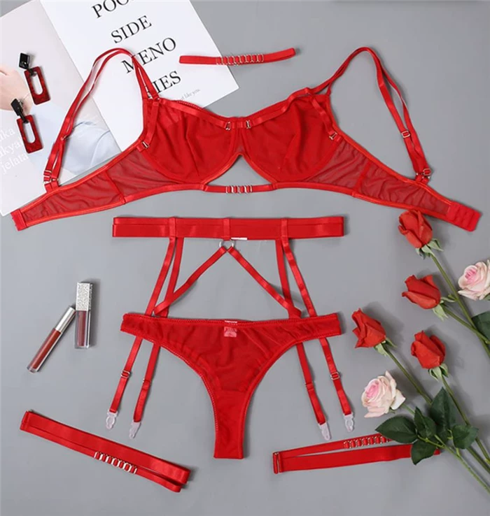 内+трусы Drainy underwear set Sexy Bra Set