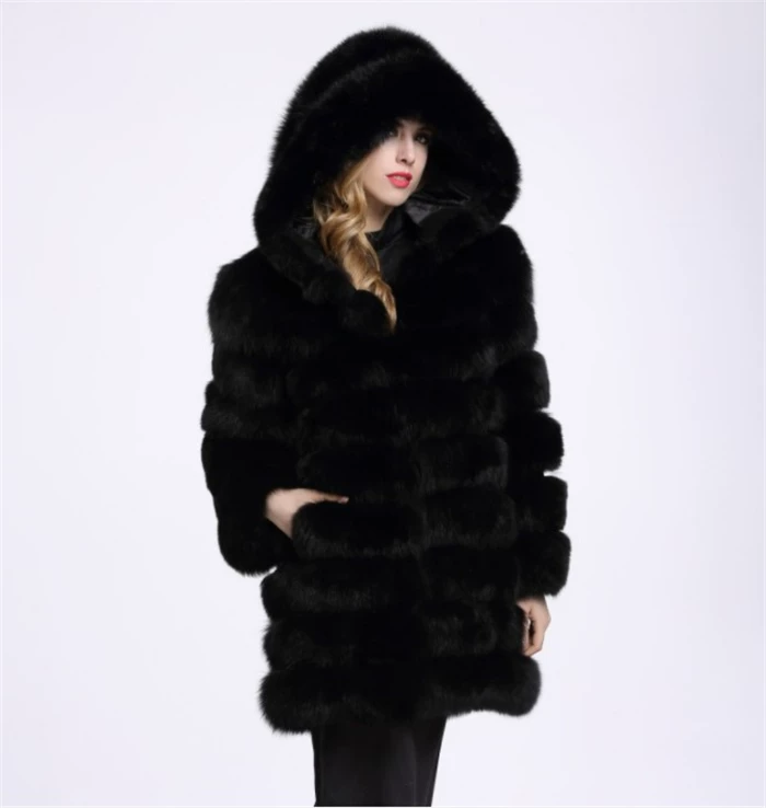 Европейский и американский комплект из меховой шубы, женский большой пальто, меховое пальто водостойкое
