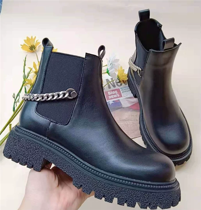[ жен сапоги мода женщины martin boots]