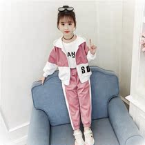 3 childrens clothing 4 girls spring and autumn clothing set children Net Red 8 girls 6 fashionable 5 foreign 7 clothes 10 sports 12 years old