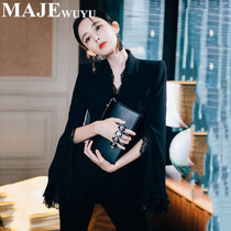 majewuyu Maggie Story Gulinazar Star with socialite Fashion Temperament Slim Fit Set Two-Piece Set