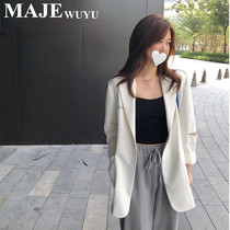 majewuyu Maggie Story Net Red Fried Street Small Suit Jacket Women's 2021 Spring New Casual Jacket Tide
