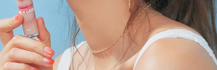 [Spot] 3CE new TAKE A LAYER dưỡng ẩm cho môi son bóng Son môi giữ ẩm cho môi lỏng màu đỏ cam - Son bóng / Liquid Rouge 	son bóng eglips	