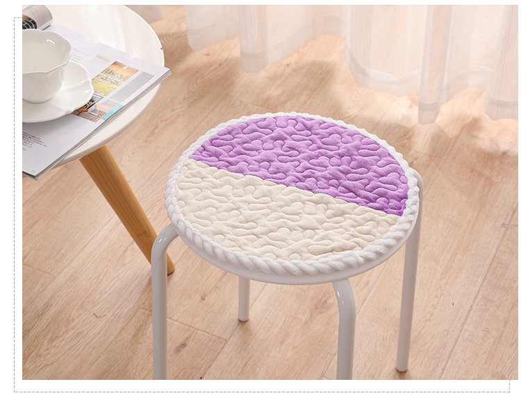 Seasons vải tròn nhỏ chỗ ngồi ghế đệm pad tấm vải liệm tròn miếng đệm gia rửa tròn vải thở - Ghế đệm / đệm Sofa ghế đệm tựa lưng