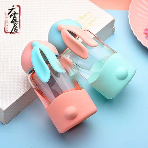 六宜居 Летний стеклянный портативный ароматизированный чай подходит для мужчин и женщин, чайная чашка, простой и элегантный дизайн