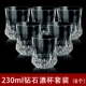 Sáu ly rượu whisky dày không chì có thể uống được