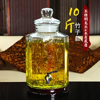 Бамбук 10 фунтов крана из нержавеющей стали+низко деревянная основание