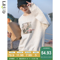 LRUD12 30 new product 10:00 New (pre-sale 12 days) retro lazy wind sweater