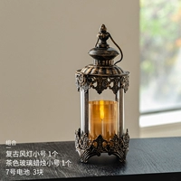 Маленькая стеклянная свеча в стиле древности, батарея, 7 оттенок