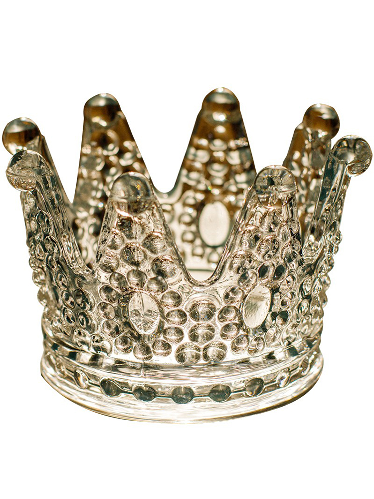 Kristallglas Ljusstake Atmosfär Creative Crown Europeisk stil smycken Ram Ljus Lyx Dekorativ_voghion.com
