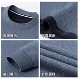 Флисовый демисезонный свитер, удерживающая тепло толстовка для отдыха, круглый воротник, оверсайз