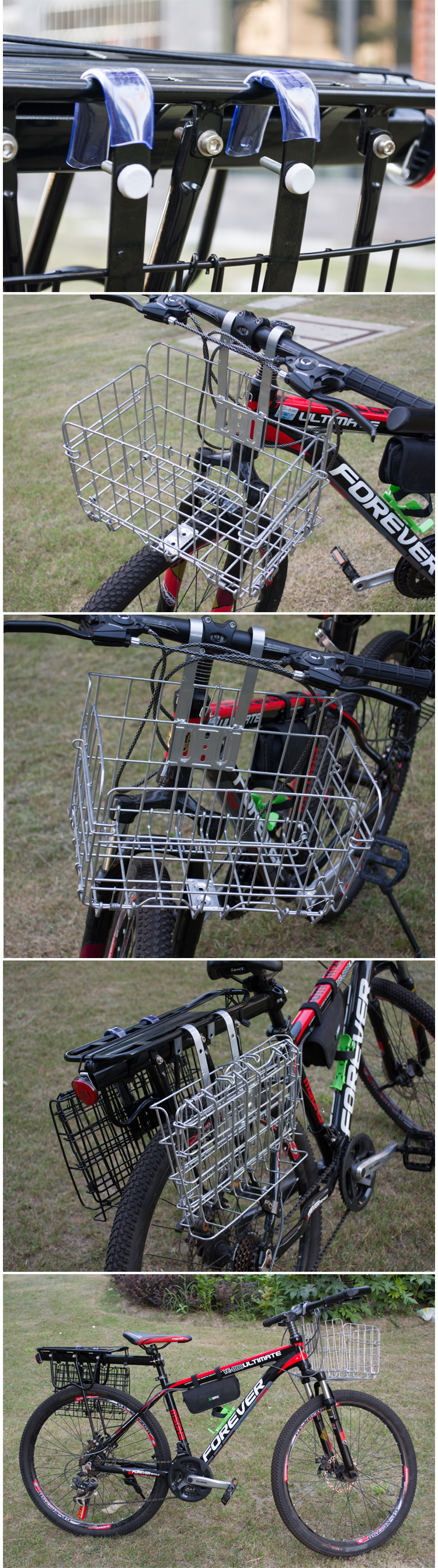 Panier pour vélo TOTTA en métal - Ref 2257483 Image 8