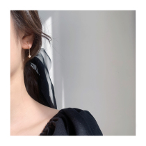 (W Dear) Mini natural fresh water small pearl ear clip without earbuds Mosquito Incense Tray Temperament Gentle Ear Spikes