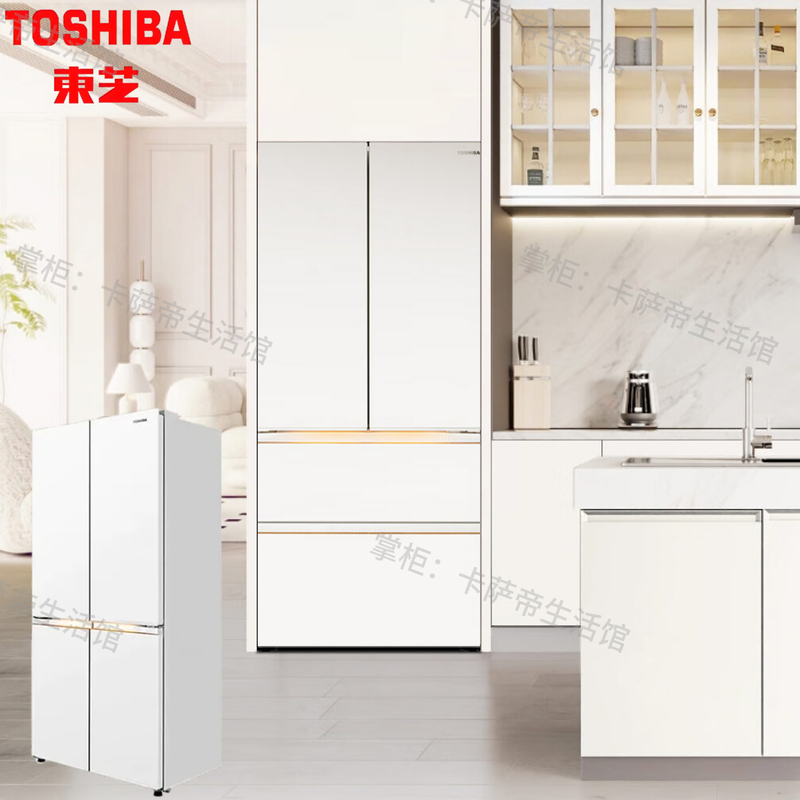 Toshiba Dabai Li 638/639 Zero-Embedded Refrigerator Gr-Rf638Wi-Rf639Wi-Pm1 Ultra-Thin Depth 600