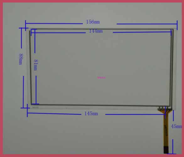 Road Brisk 6 2 Inch Navigation Touch Outside Screen Handwriting Screen 155 * 89 Navigation DVD On-board Touch Glass