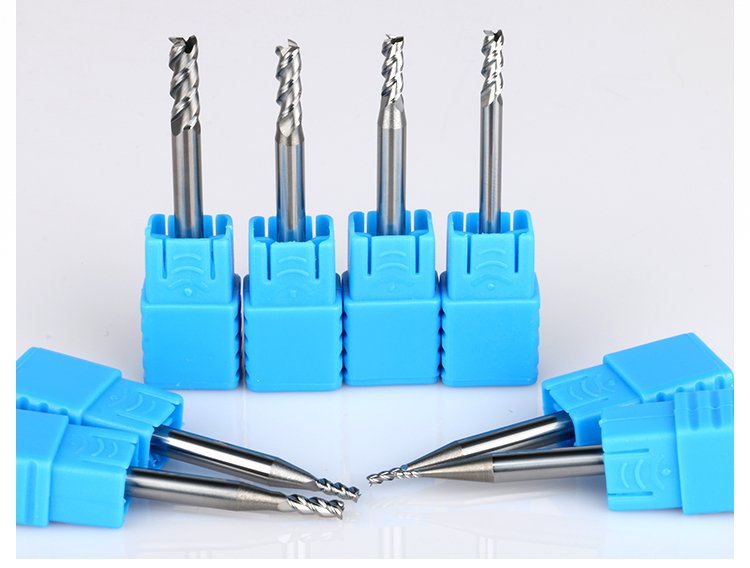 Dao nhôm kéo dài 45 độ dao phay nhôm hợp kim thép vonfram 3 lưỡi CNC đặc biệt 8 12 gói công cụ cắt tùy chỉnh 3 - Dụng cụ cắt lưỡi cắt đá hoa cương