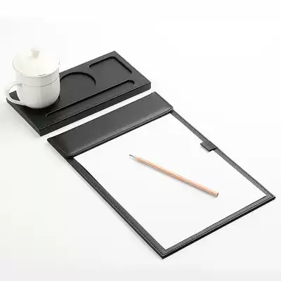 Leather a4 folder board Post-it note clip conference pad clip hotel board clip office pad board writing student custom logo