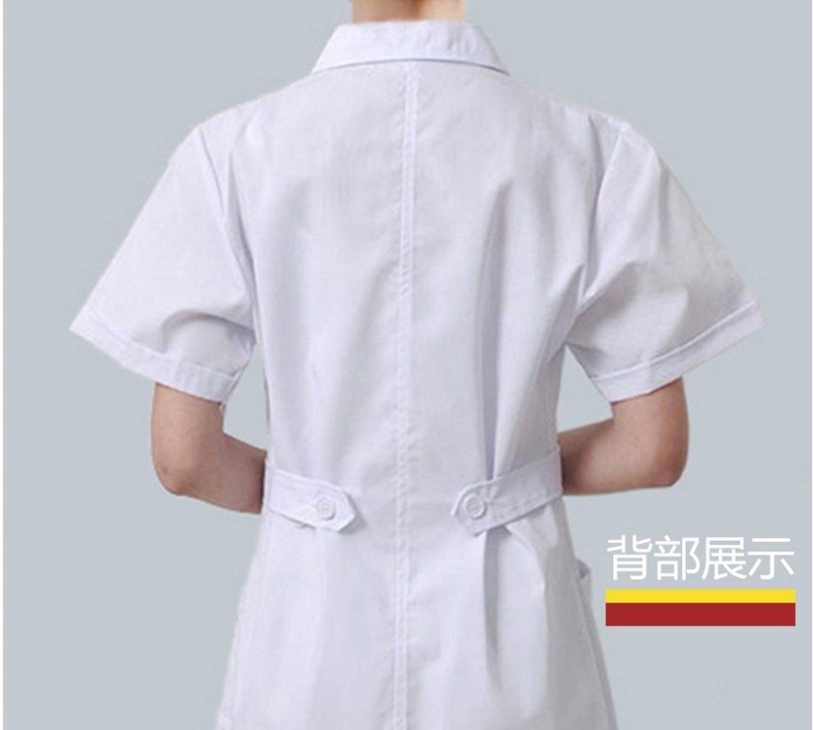 Cộng với phân bón XL quần áo y tá mùa hè tay ngắn của phụ nữ mùa đông hiệu thuốc dài tay mặc quần áo làm đẹp 200 kg áo polo nữ