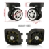 W060 # phụ kiện hành lý xe đẩy trường hợp bánh xe hành lý bánh xe vạn năng bánh xe máy bay bánh xe đôi hàng bánh 轱 辘 - Phụ kiện hành lý phụ kiện túi xách lv Phụ kiện hành lý