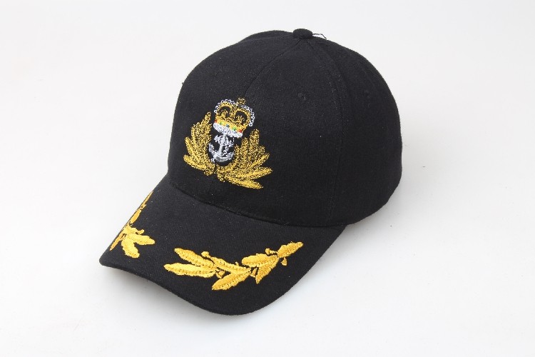 新品英國皇家陸戰隊航空母艦官水手艦長棒球帽子男士刺繡戶外帽 Taobao