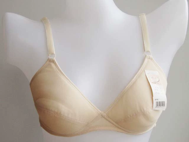 Langsha quầy chính hãng không có vòng thép thoải mái full cup girl bra bra cup cup 85B 85A 80A 80B áo lót nâng đẩy