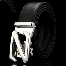 男士皮带真皮自动扣中年商务时尚