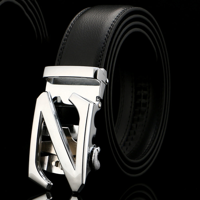 男士皮带真皮自动扣中年商务时尚