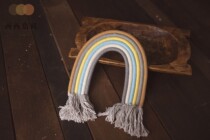 Newborn Full Moon Baby Children Photography Photo-Written Real Props Handmade Rainbow Pendant Ornament