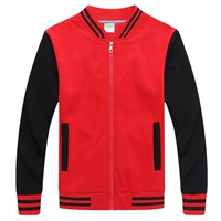 518 Красная одежда черная рукав (молния)