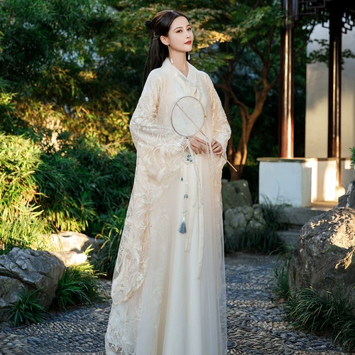 Новинка 2025 года, женский костюм феи династии Хань, подлинный оригинальный китайский костюм для танцев Guzheng, весенний костюм