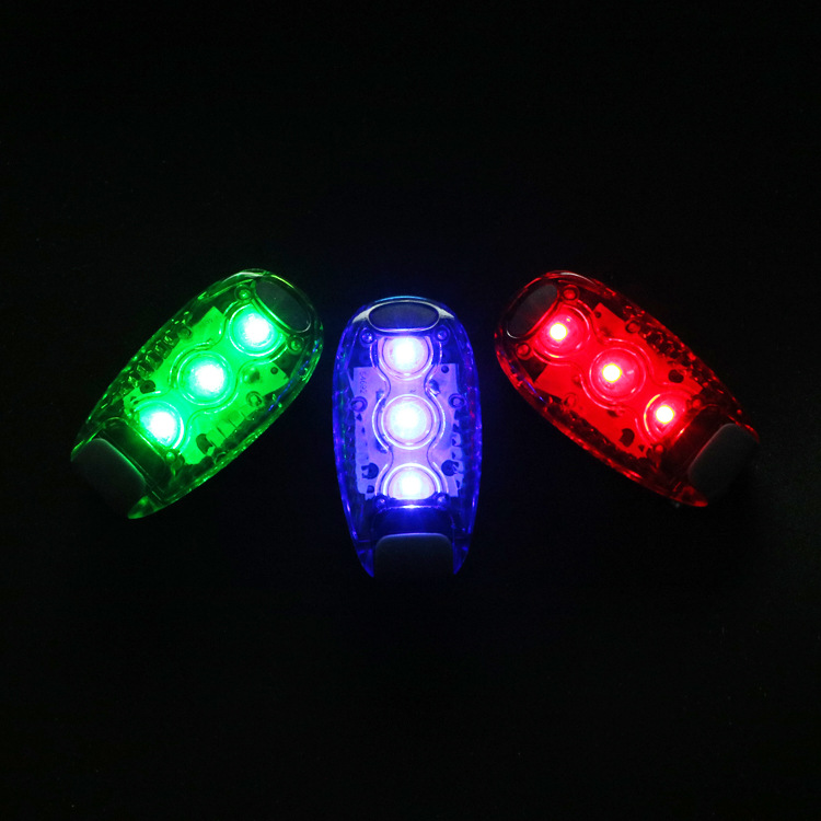 Outdoor riding LED safety warning light flash running arm light backpack tail light lifeguard fluorescent buy two get one free