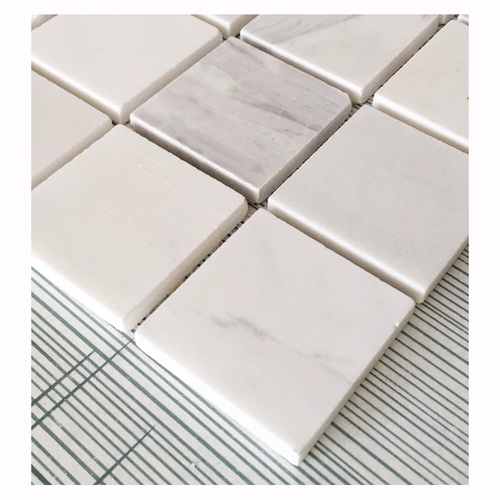 Натуральная камня мозаичная наклейка мраморная джаз белый яркий лапша ванная комната кухонная рыба