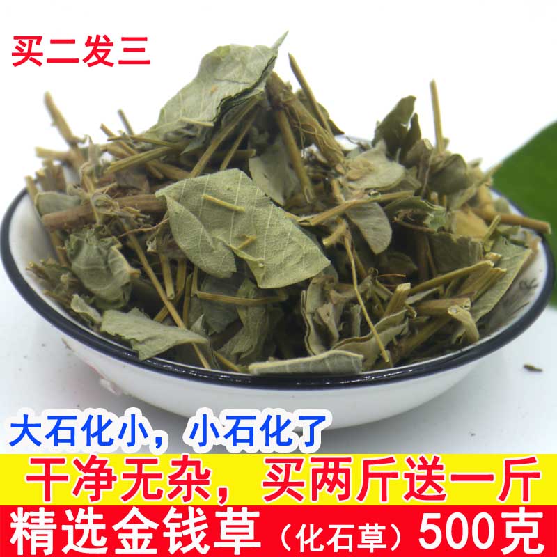 Guangxi gold money grass large leaf gold money grass dry fossil kidney natural wide gold money grass bubble water soluble stone tea 500g