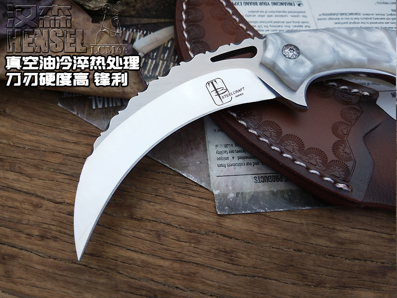 Hansen vuốt dao ngoài trời dao sắc với công cụ tự vệ quân sự dao sống sót dao dao dao hoang - Công cụ Knift / công cụ đa mục đích xẻng đa năng sinh tồn