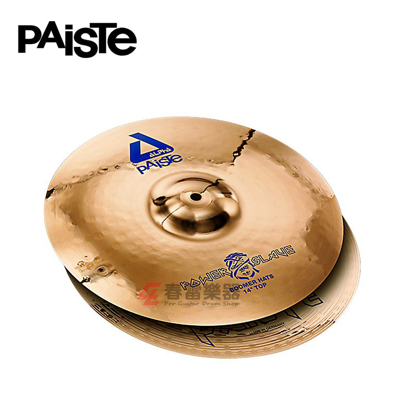 PAISTE PaisterALPHA Boomer Iron Lady drummer with signature blue word 14-inch HH