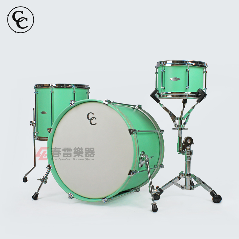 CC U.S. production 12THVINE series Jadeite SatinVinght Marine set drum frame subdrum