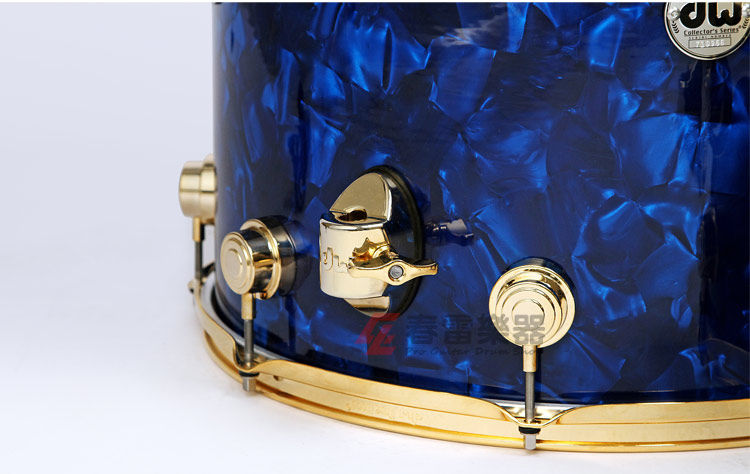 Барабанная установка 美产dw collector's 收藏家 5鼓架子鼓 blue moonstone镀金件套鼓